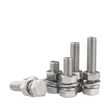 金超 304不锈钢 外六角螺栓含螺母平垫 M10*30mm