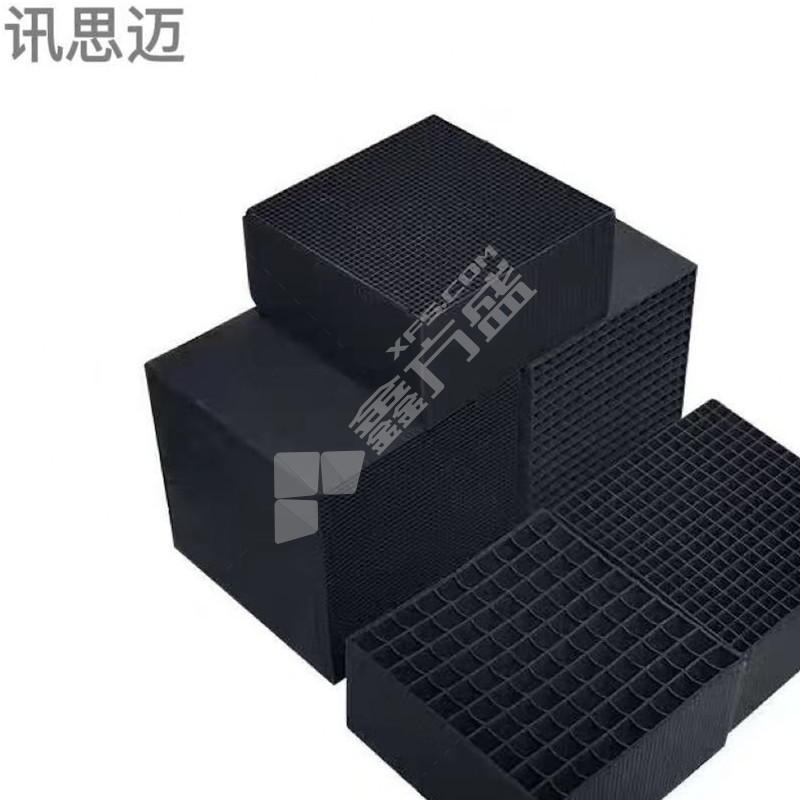 讯思迈 800碘耐水10*10*10CM孔径活性炭 16-20121 混