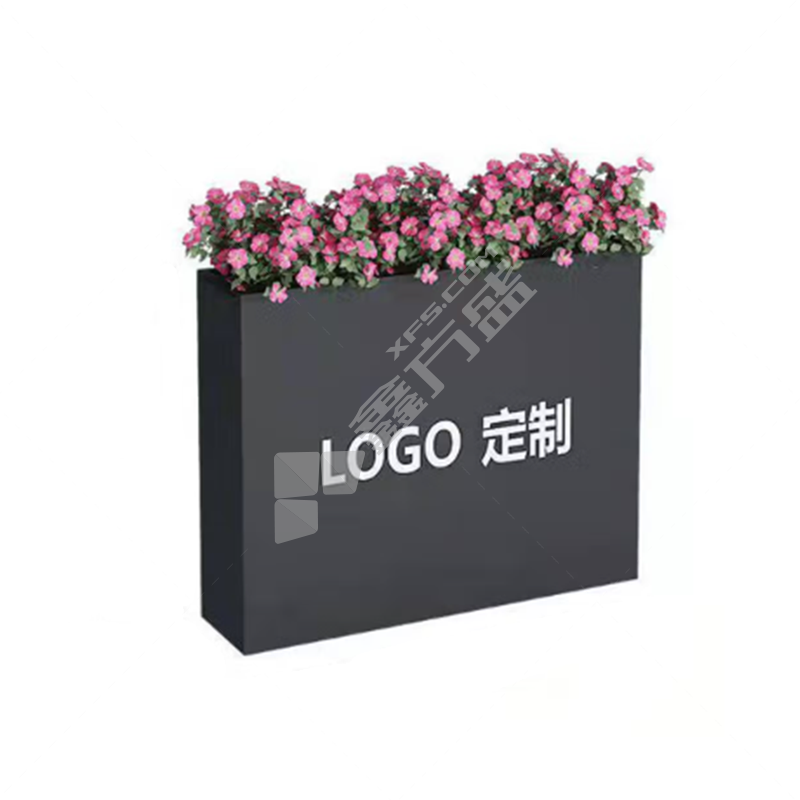 国产优品 定制镀锌花箱 100*80*25cm