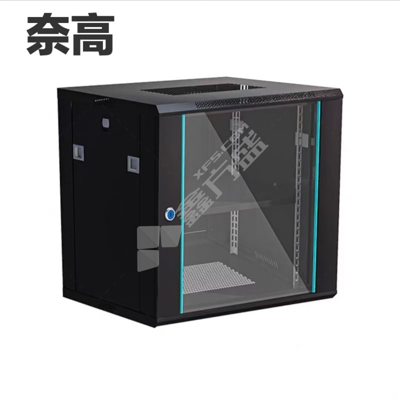 奈高 网络设备控制柜 01A 3U*84孔（全宽45cm）*310全深 面板和底板0.2cm厚
