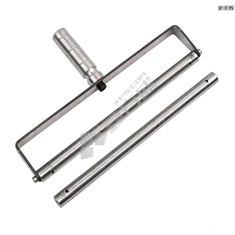 新明辉 涂布不锈钢线棒 总长240mm 宽度200mm 线棒直径10mm 涂膜湿膜厚度15μm 带涂布手柄