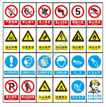 其实奇 警示标识牌. DHW5070-C 铝合金丝网印刷/腐蚀酸刻银白色500mmx700mm厚度1.5mm