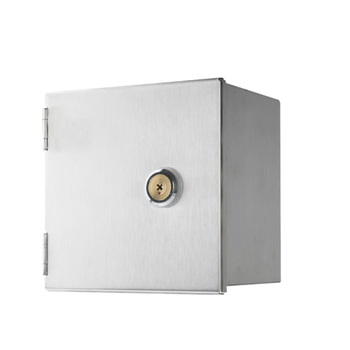 GJ 明装插座通开十字锁型银色无底空盒 120*120*95mm/银色