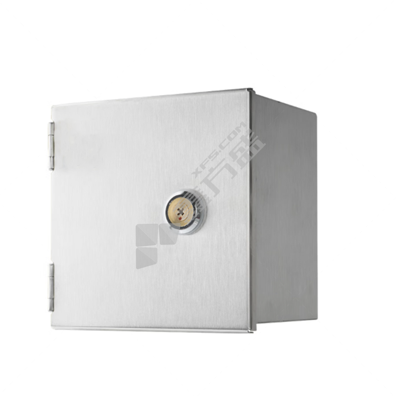 GJ 明装插座通开十字锁型银色无底空盒 120*120*95mm/银色