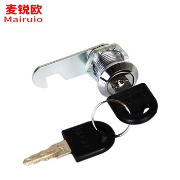 麦锐欧 转舌锁 圆锁 信箱抽屉锁芯 铁皮柜锁芯 文件柜锁 电箱锁 25mm单开型 10个/盒