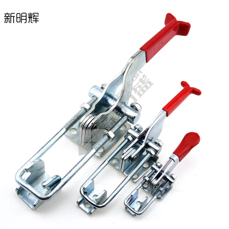 新明辉 不锈钢门扣夹具 总长175mm 杆长100mm