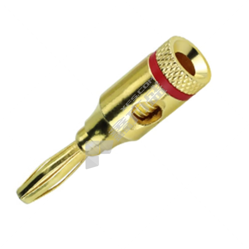 炬汇 香蕉式插头 4mm红色