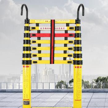 宸极 伸缩鱼竿梯 CH-JYGT35 带勾玻璃钢伸缩鱼竿梯1-3.5米载重150KG