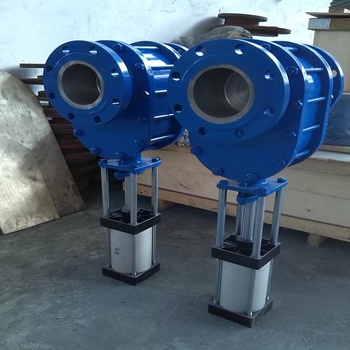 法兰硬碟 BCZ644WJ-10Q 钨合金摆动DN250出料