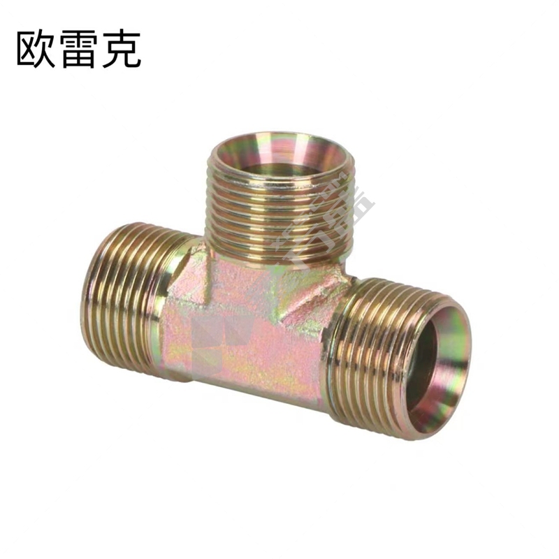 欧雷克 油管接头 1/4 外丝3通内凹