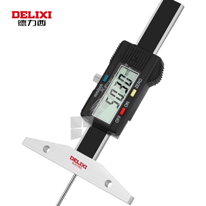 德力西 细杆数显深度卡尺 0-200mm