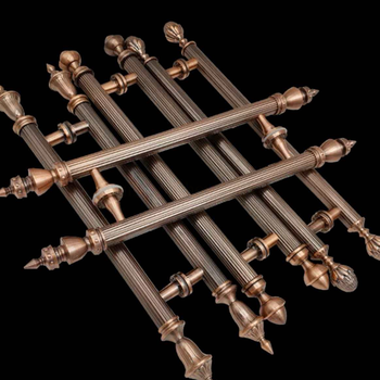 国产优品 仿古铜皇冠头门把手 管51mm*2000*1500mm孔距