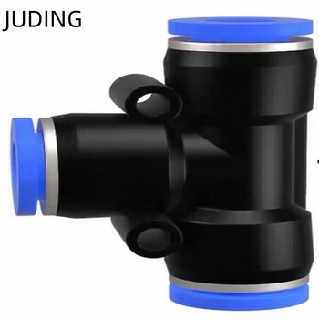 JUDING 气管快接三通 10mm*53mm/5
