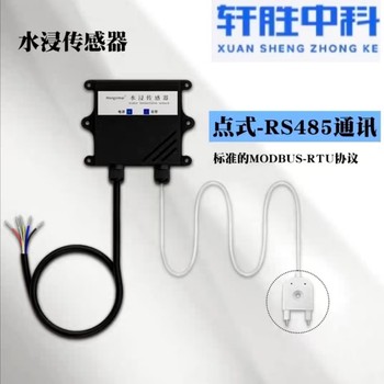轩胜中科 水浸传感器 点式-开关量/RS485一体式.