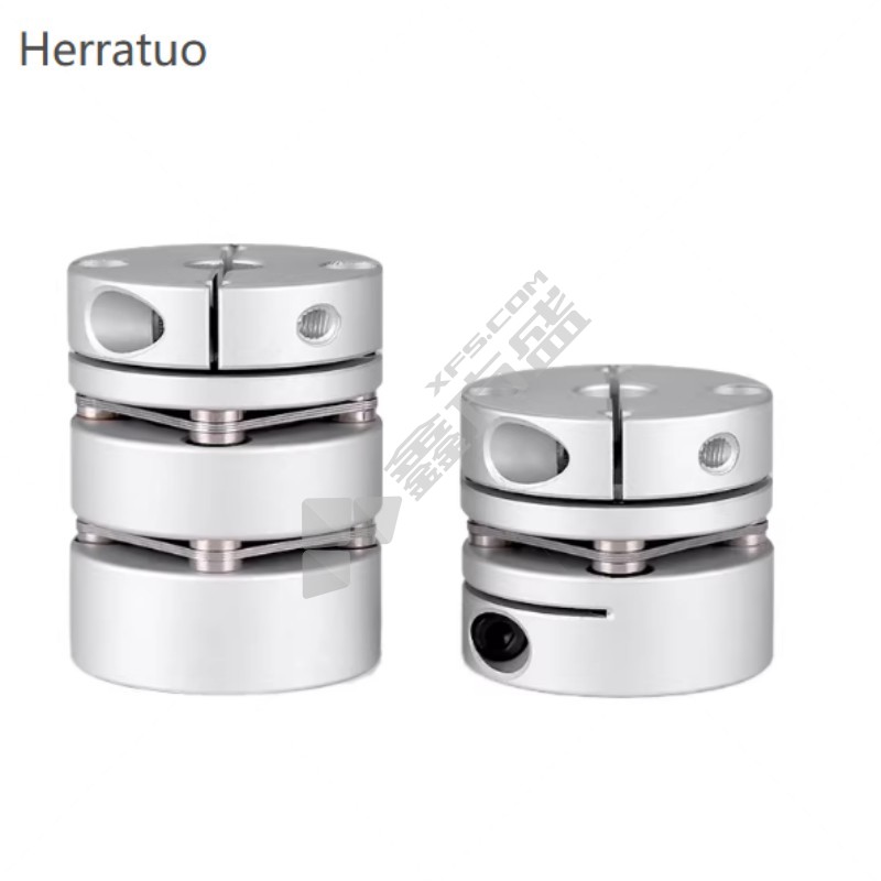 Herratuo 带键槽双膜片联轴器 外径56mm长度63mm内孔20-28mm