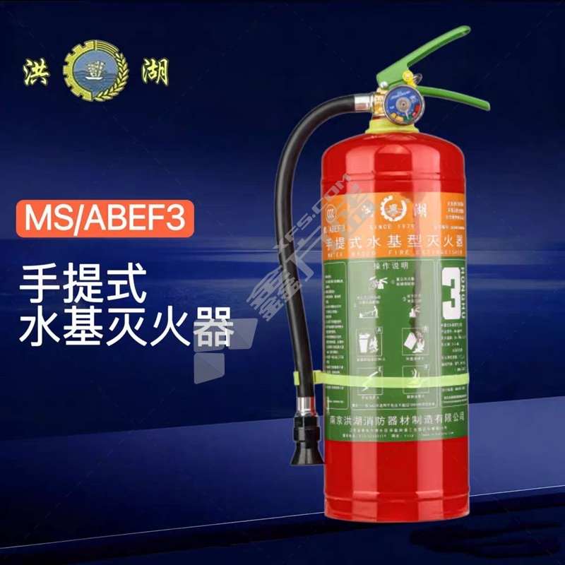 洪湖 水基灭火器（碳钢罐体） 3 L