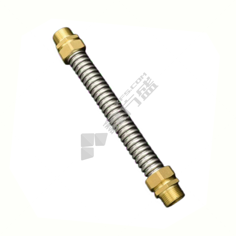 何氏金牛 铜头304不锈钢空调波纹管 DN20*1500mm