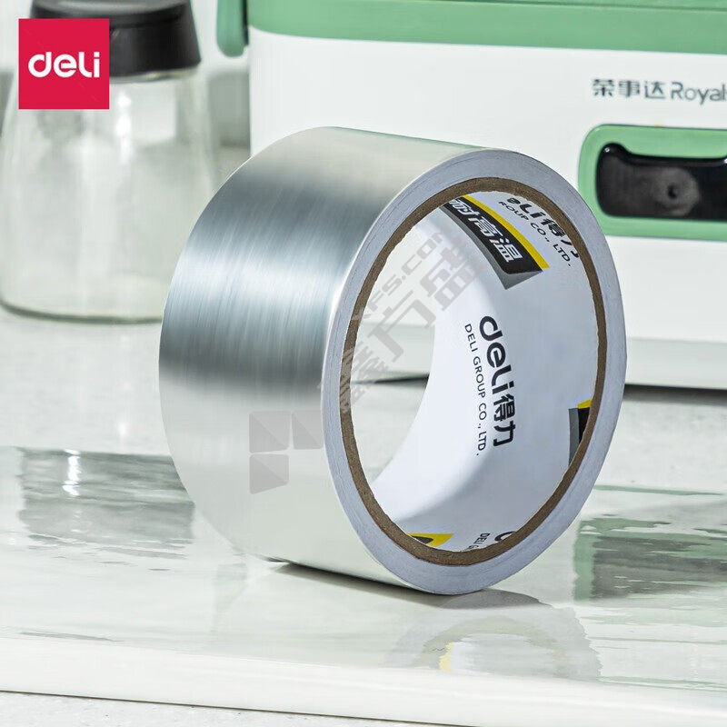 得力 玻纤铝箔胶带 宽100mm*长20米*0.14厚