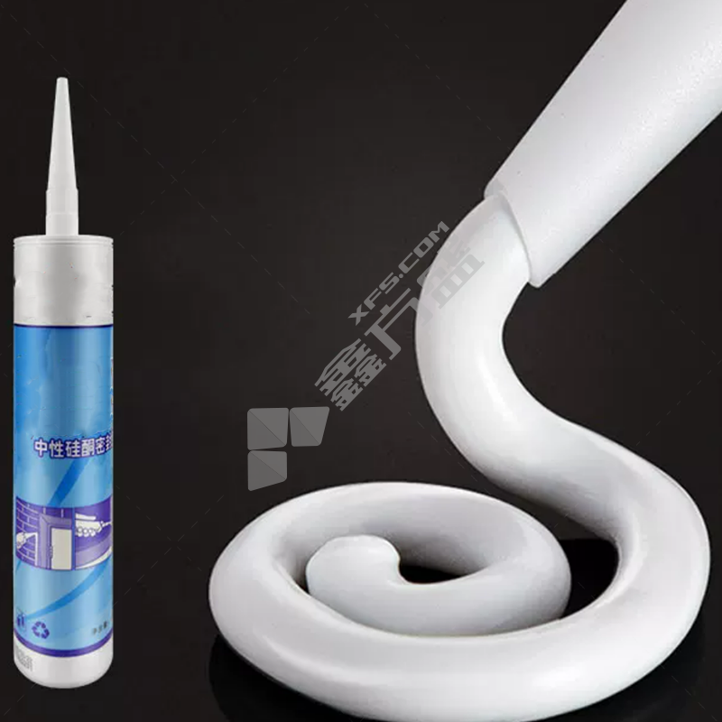 彩弘 硅酮玻璃胶 透明/300ml