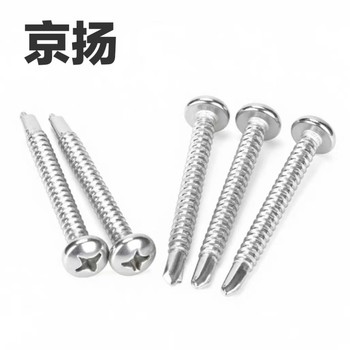 京扬 圆头燕尾自钻螺丝 4.8mm*20mm 带垫