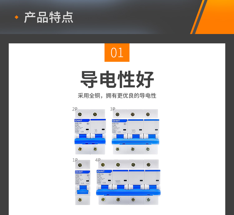 正泰CHNT 小型断路器NXB-125系列2P多少钱】NXB-125 2P C100-鑫方盛