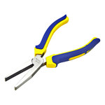 长城精工 GREATWALL 欧式精抛双色套塑柄扁嘴钳 160MM(6寸) 217046