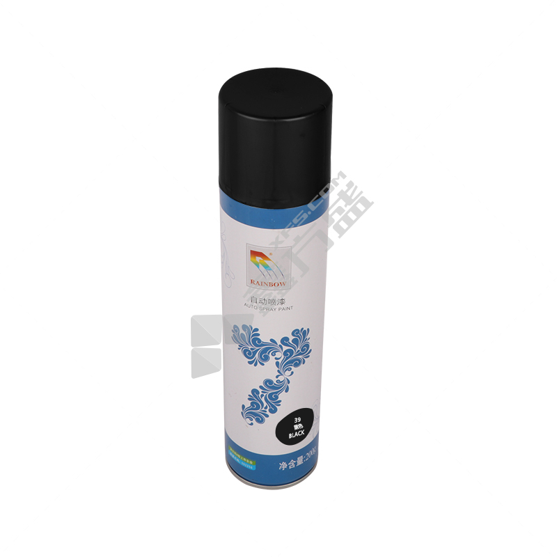 彩虹 自喷漆 200g 350ml 200g 黑色 39#