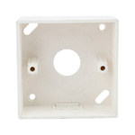 联塑 白色 PVC线槽开关盒 线槽用 86*86*34mm 24*14/39*19mm