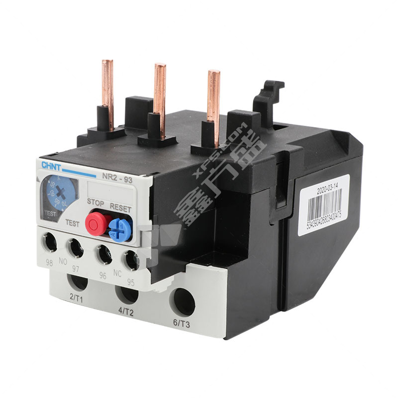 正泰 CHNT 热过载继电器NR2-93型 NR2-93 37-50A 93A