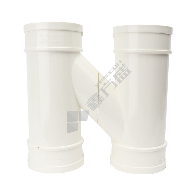 铭通 PVC H型管 国标 110*75*110mm 白色