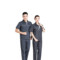工作服短袖套装 M 浅灰 B21