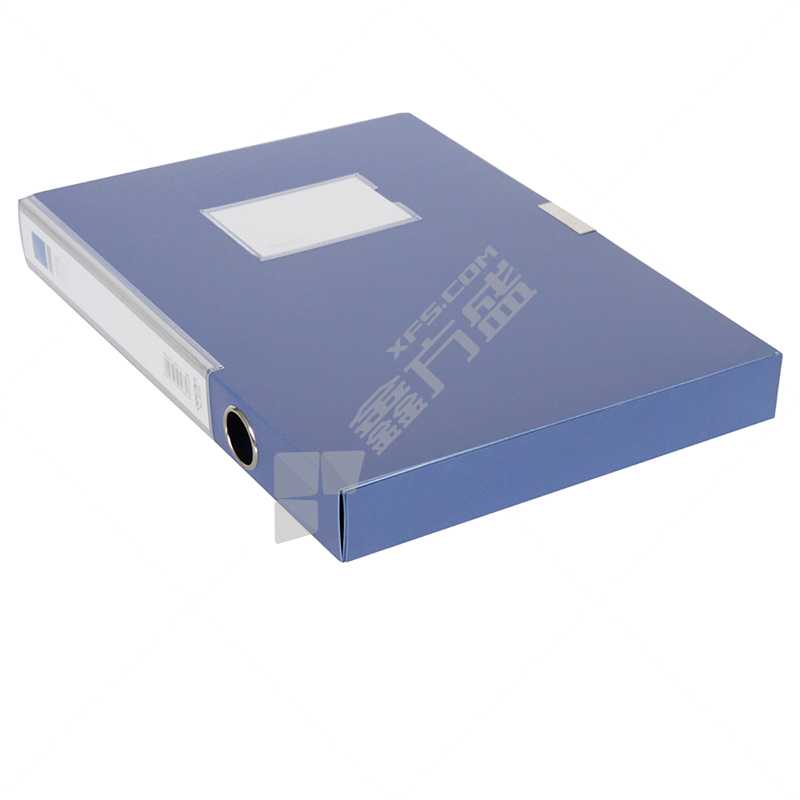 得力 A4档案盒 板厚0.8mm 5682 A4 35mm 蓝色