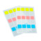 得力 索引标签 12*28mm 黄、粉、蓝 25905
