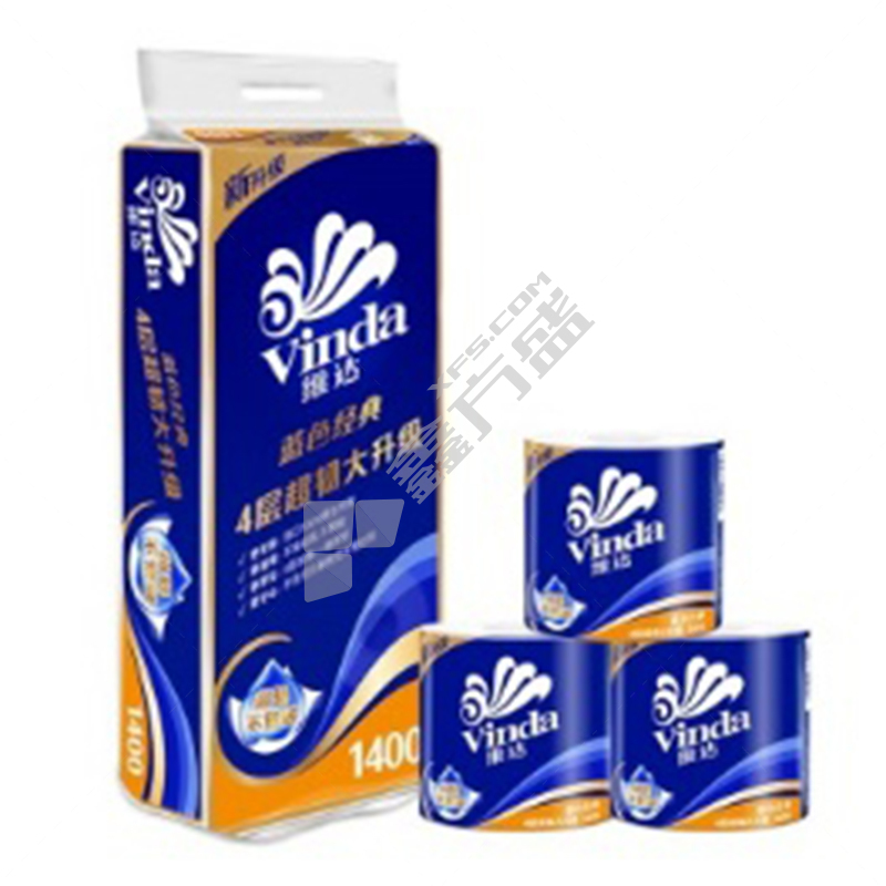 维达 四层空心卫生纸 4层 140g V4069