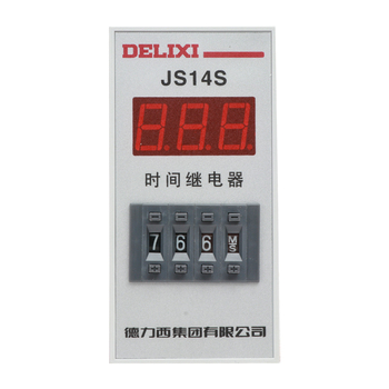 德力西DELIXI 时间继电器JS14A型AC220V JS14A  12-120S AC220V