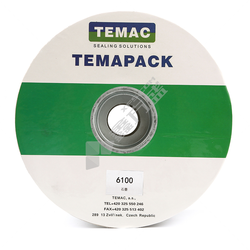 太美/TEMAC 石墨盘根 6100，18*18mm 5KG/卷
