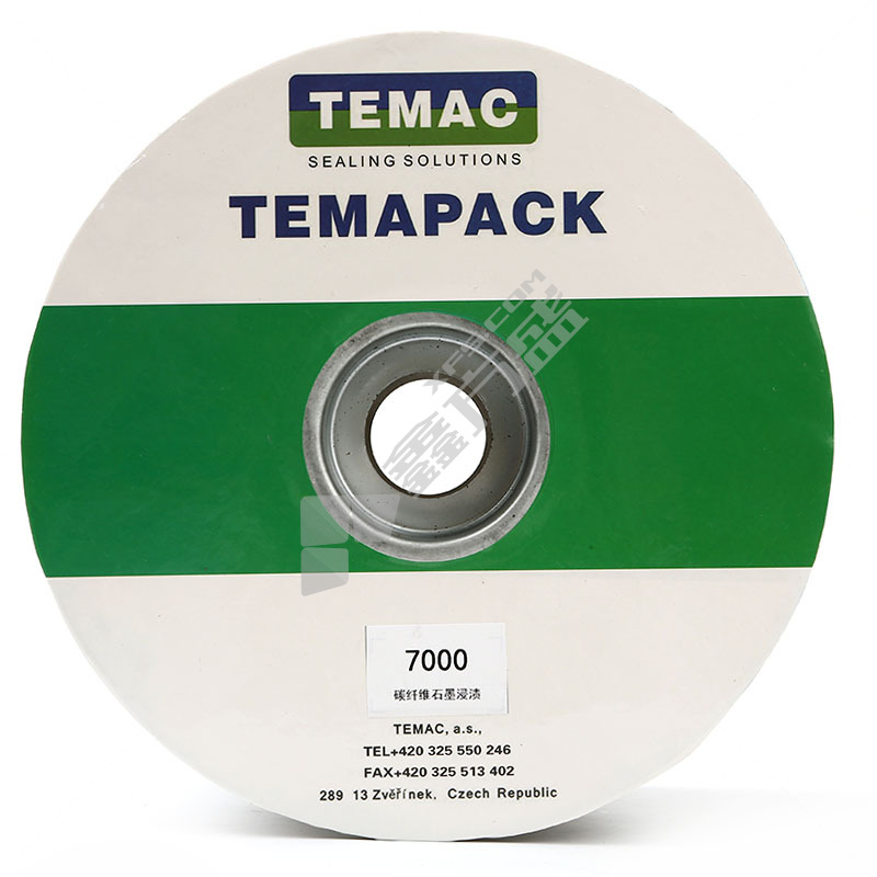 太美/TEMAC 碳纤维盘根7000 5kg 石墨浸渍 7000,16*16mm 5KG/卷
