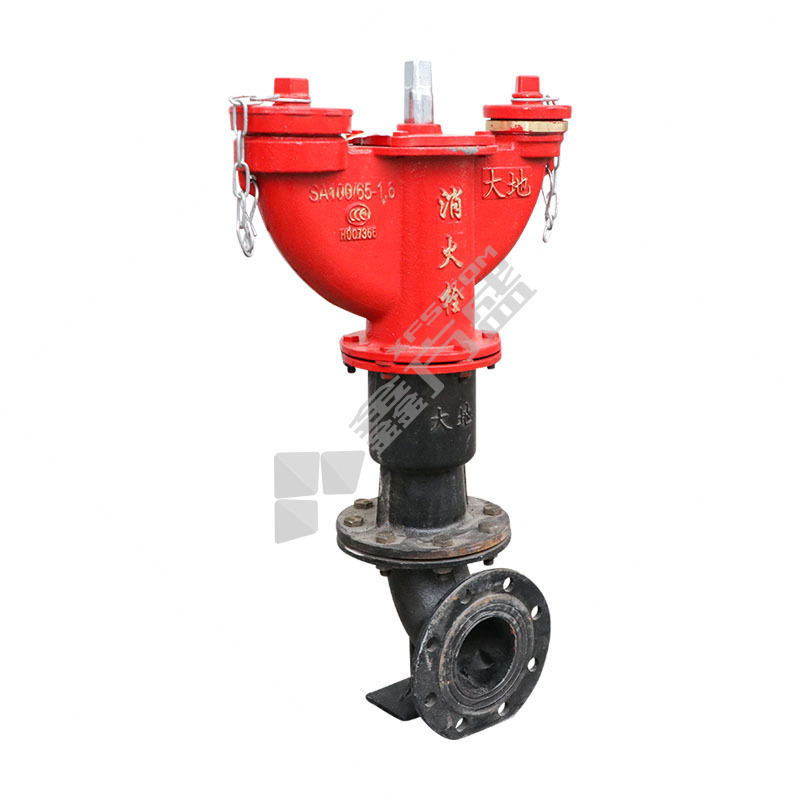 大地 室外地下消火栓1.6Mpa 带弯头 SA100/65 DN65