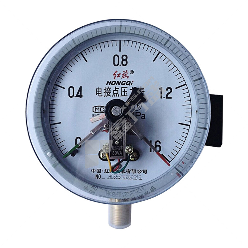 红旗 磁助电接点压力表yxc150 160mpa(丝直径20mm*丝距1.5mm)