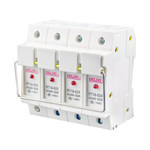 德力西DELIXI RT18-634P 熔断器底座 RT18-63 4P 63A 380V