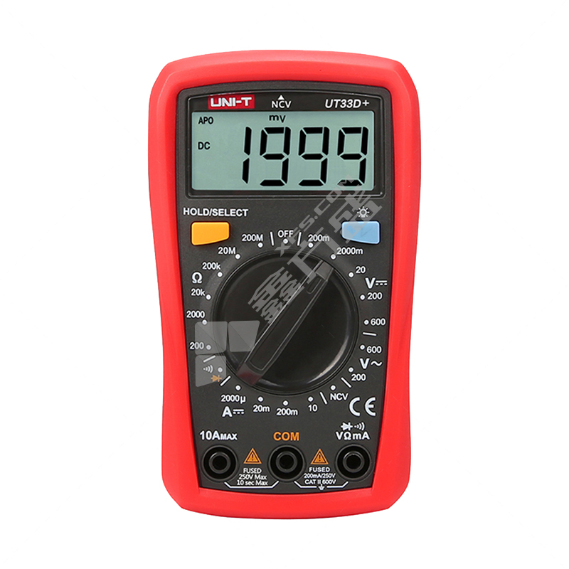优利德 UT33系列数字万用表 1999 UT33D+