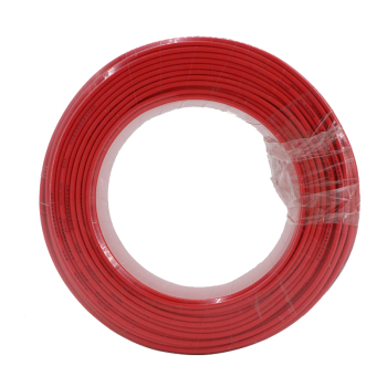 北达 WDZB-BYJ 100米低烟无卤阻燃塑铜线 1*4平方 红色 450/750V