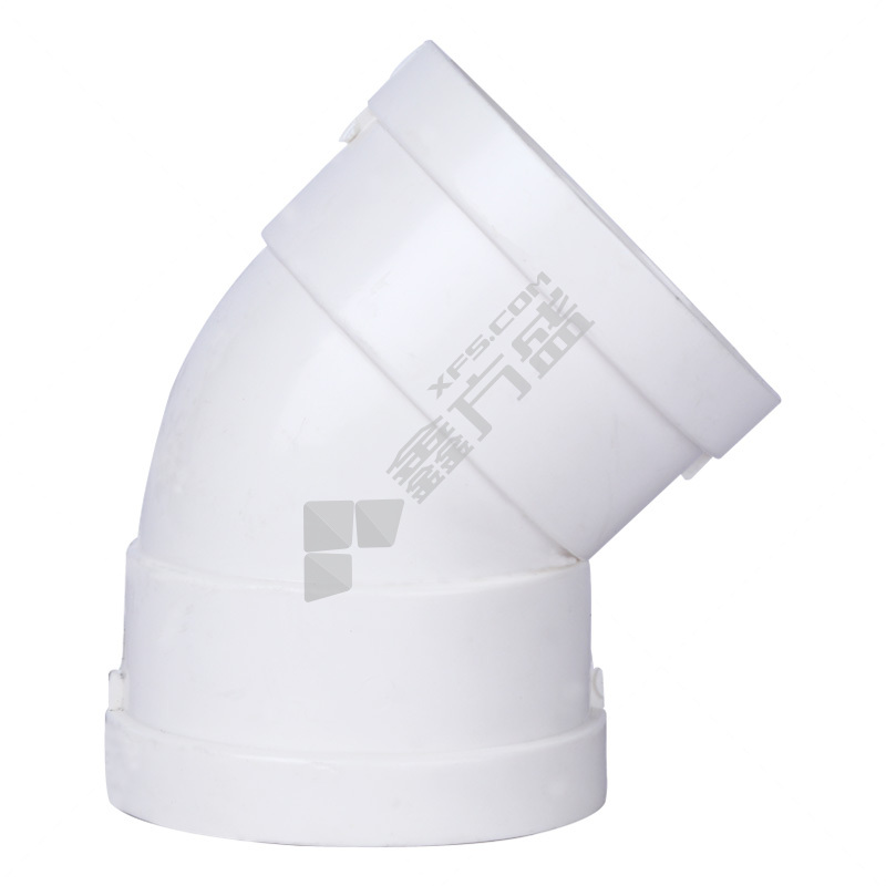 多联 PVC45°弯头 110 白色