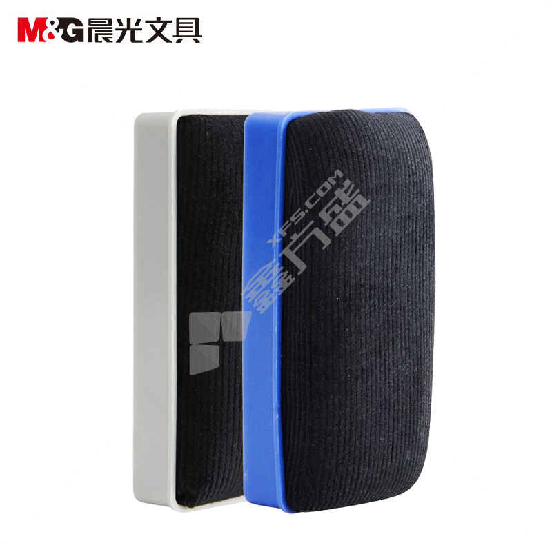 晨光 ASC99364 带磁吸黑色绒布白板擦 颜色随机 107*52*38mm