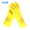 安思尔 87-650 天然橡胶手套 87-650 10码 黄色 橡胶
