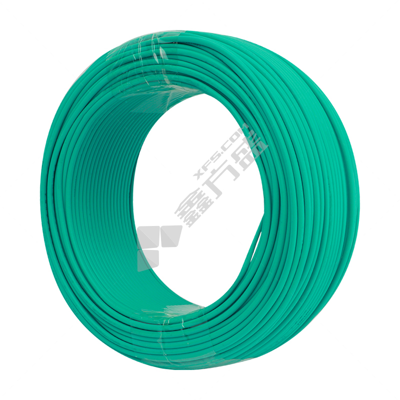远东电缆 100米 阻燃C类塑铜电线 ZC-BV 450/750V 1*4平方 绿色