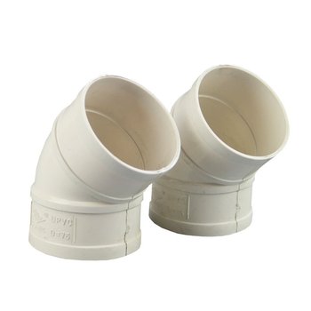 顾地 PVC45°弯头 160 白色