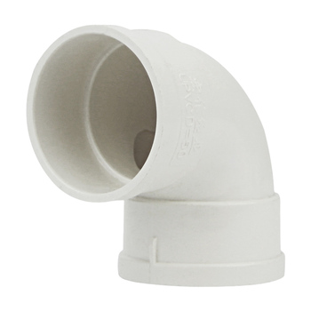 顾地 PVC90°弯头 110 白色