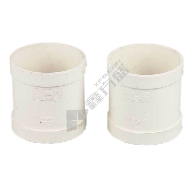 联塑 PVC直通 加厚 160 白色
