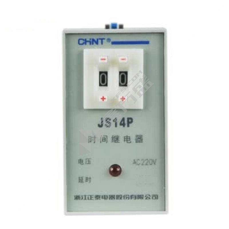 正泰 CHNT 时间继电器JS14P型AC220V JS14P 99s AC220V